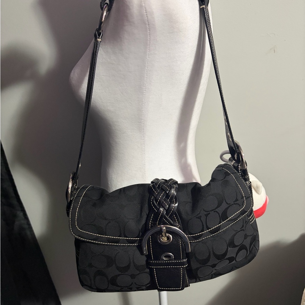 Coach Black soho purse
